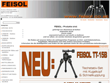 Tablet Screenshot of feisol.co.at